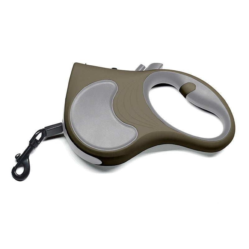 Small and medium-sized dog leash with light automatic telescopic
