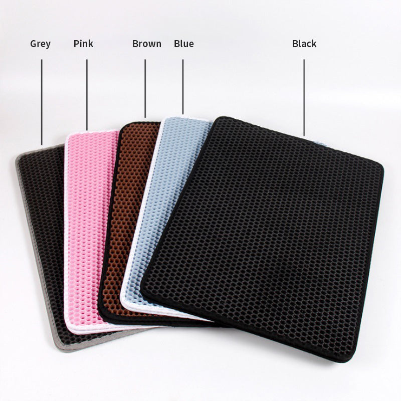 Double Layer EVA Pet Cat Litter Pad Sand Mat