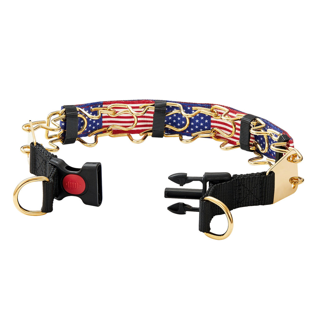Stainless Steel Medium-to-Large Spike Dog Training Collar For Huskies And Dobermans