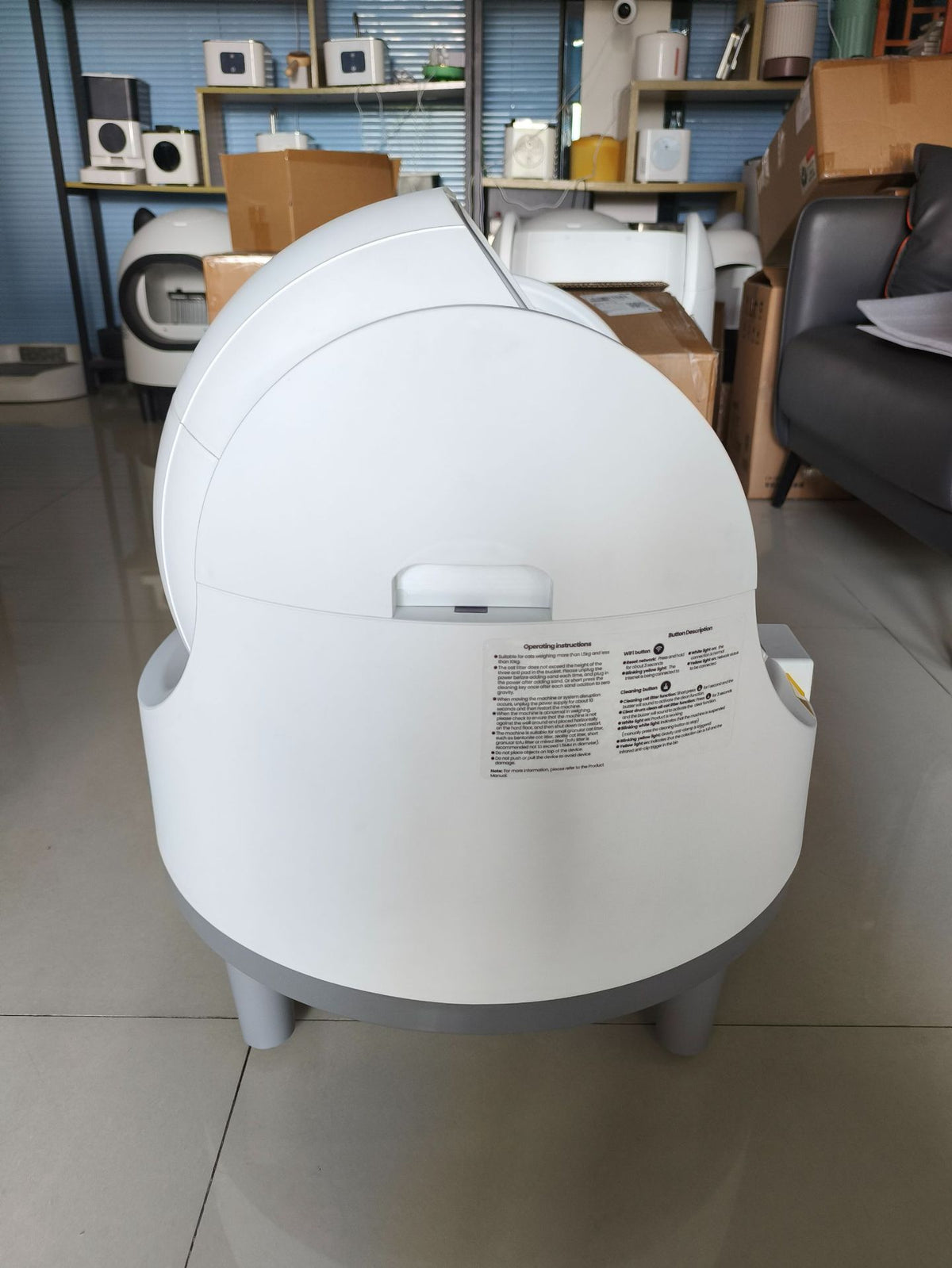 Fully Automatic Cat Litter Box With Large Space Intelligent Shovel Machine