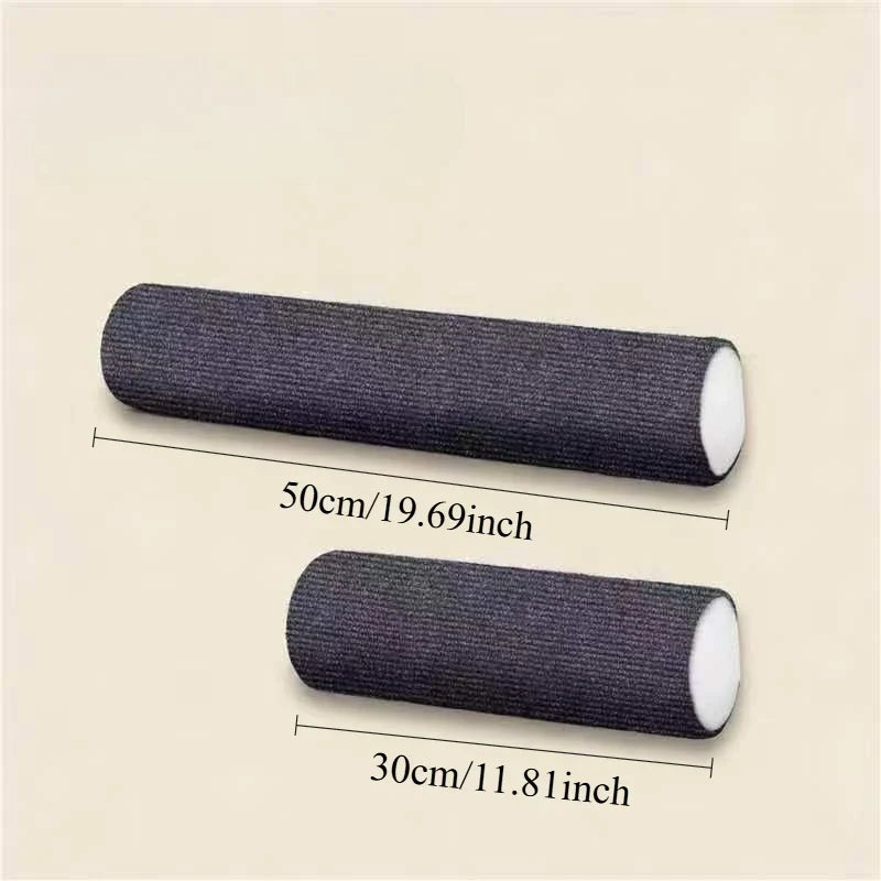 Self Adhesive Cats Scratching Post Wear Resistant Space Saving Cat Scratch Board Wall Mounted Cylinder Pet Furniture
