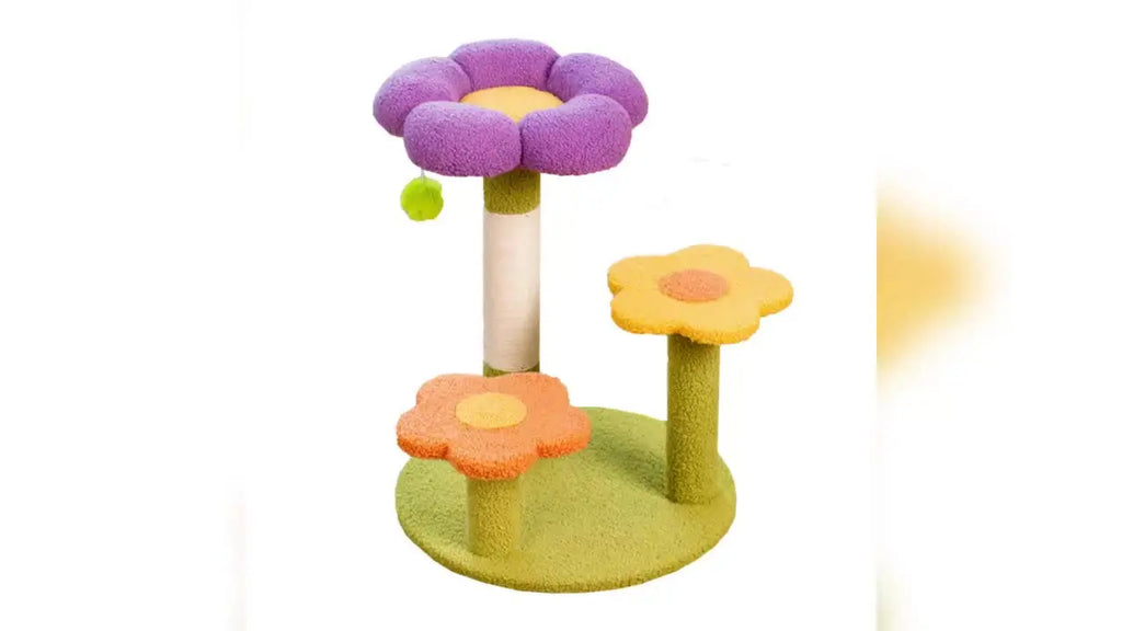 Cheap Design Floral Cute Flower Cat Tree