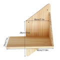 Wall Mounted Cat Wooden Basket Cat Shelf Perch Bed Sleeping Hammock Climbing Scratching Post Step Modern Cats Wall Furniture
