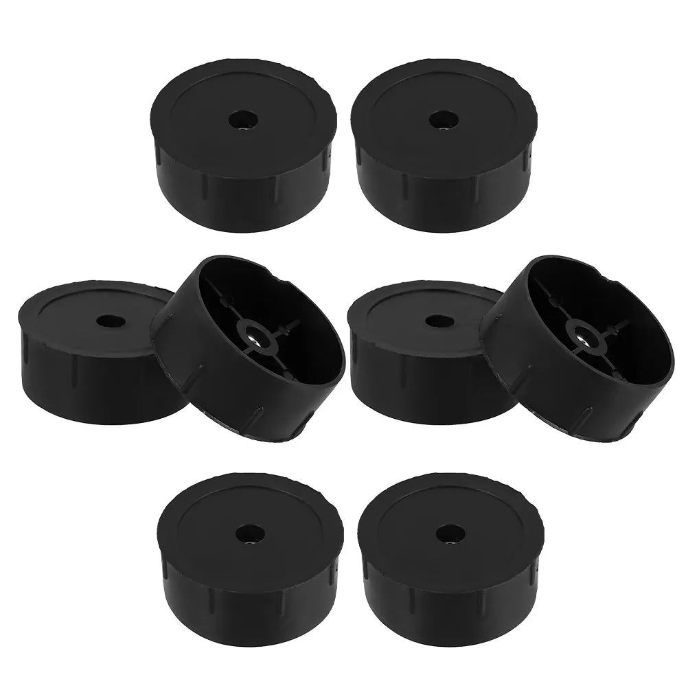 8Pcs M10 Black Plastic Cat Tree Replacement Plugs Easy DIY Assembly Enhanced Stability Scratch Post Repair Tube Plug Insert