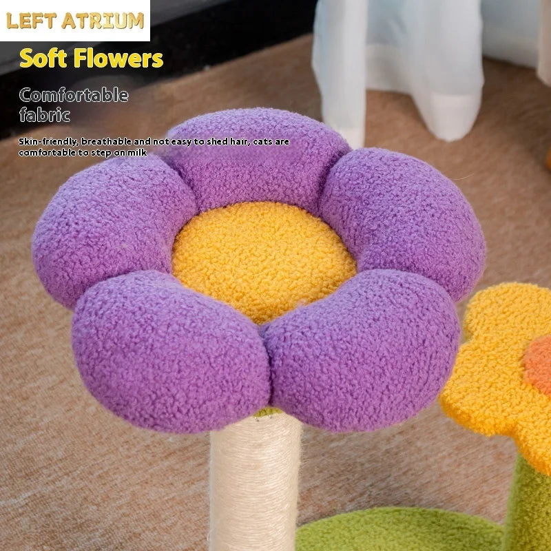Cheap Design Floral Cute Flower Cat Tree