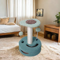 Cute Durable Sun Flower Design Cat Climbing Frame Cat Tree and Scratcher for Indoor Small Large Cats