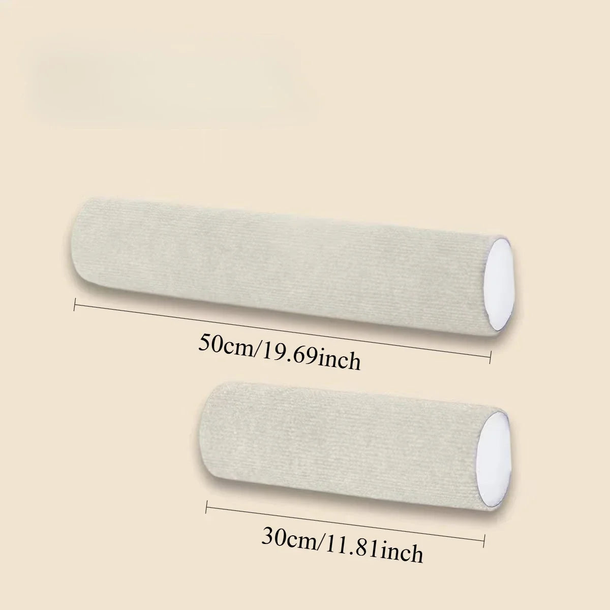 Self Adhesive Cats Scratching Post Wear Resistant Space Saving Cat Scratch Board Wall Mounted Cylinder Pet Furniture