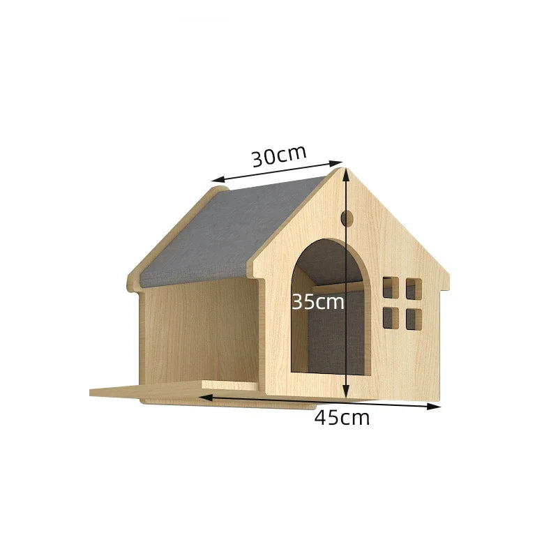 Wooden Wall Climbing Set for Cat, Tree Tower, Pet Accessories, Training Supplies, DIY, Match Your Own, Villa, Products
