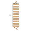 Cat Climbing Frame Bridge Cat Ladder Sisal Rope Wooden Cat Tree Tower Use for Cage Climber Scratching Post Pet Furniture Toys