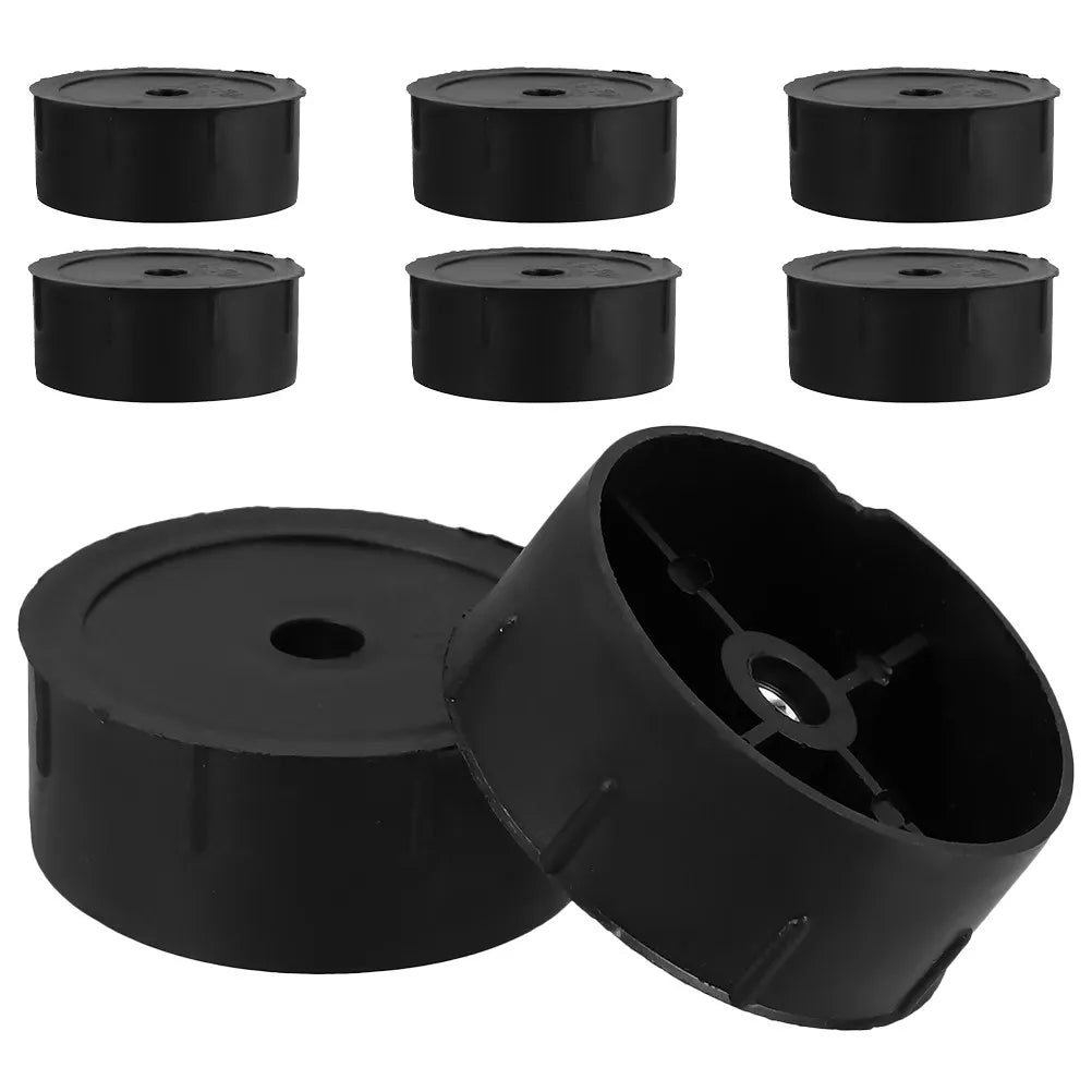 8Pcs M10 Black Plastic Cat Tree Replacement Plugs Easy DIY Assembly Enhanced Stability Scratch Post Repair Tube Plug Insert