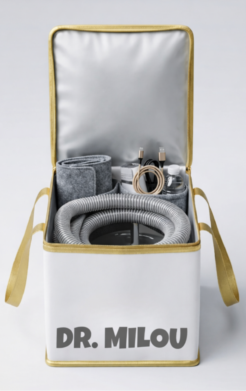 Salon Results at Home, Mess-Free | CalmCare™ Cordless Vacuum Grooming Kit by Dr. Milou