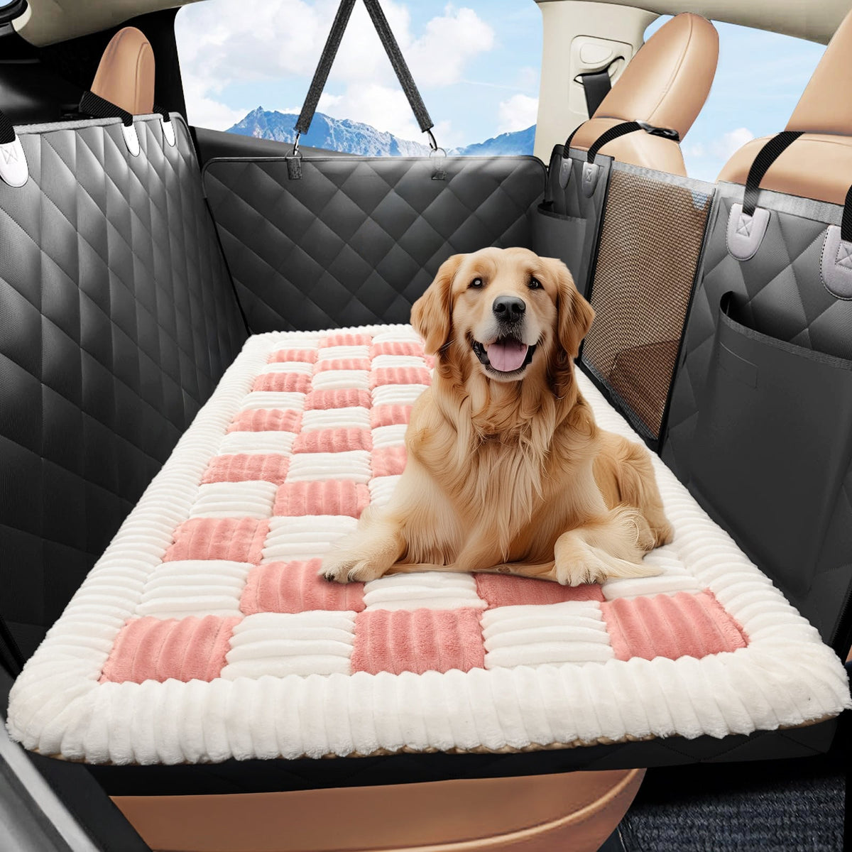 Washable Checkered Non-slip Car Mat