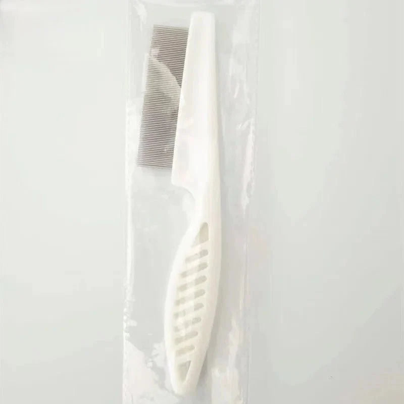 Stainless Steel Pet Flea and Shedding Comb | Grooming Tool for Dogs and Cats